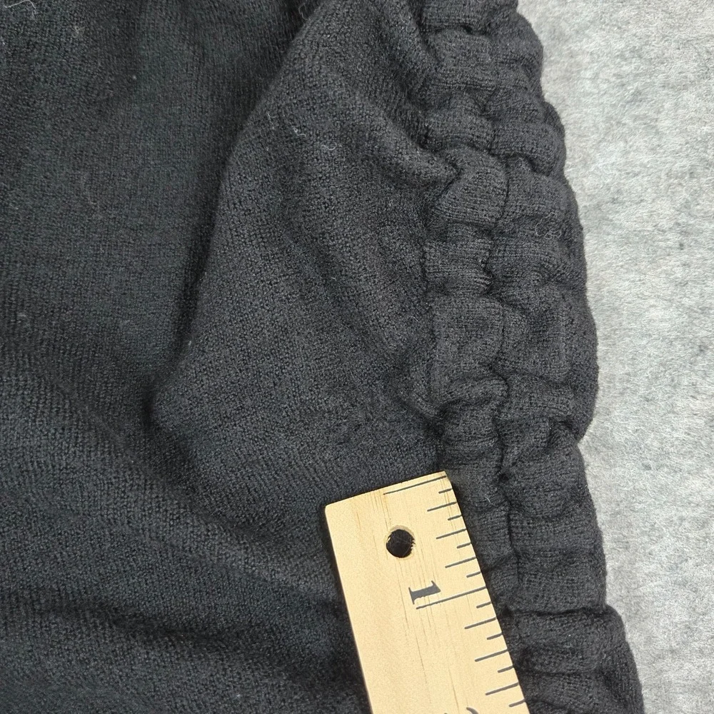 T‎ by Alexander Wang Womens Black Ruched Side Drape Knit Mini Skirt